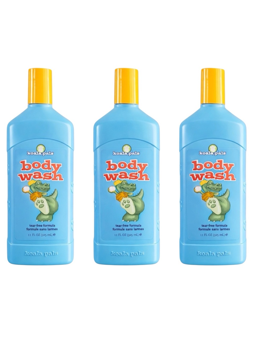 KOALA PALS BODY WASH TEAR-FREE FORMULA 325ML X3 - BRAND NEW